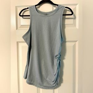 Cute side scrunch tank top